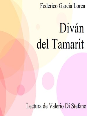 cover image of Diván del Tamarit